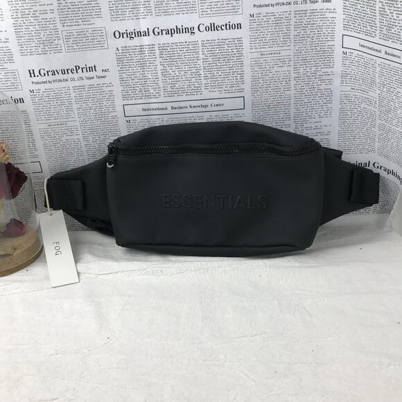 NEW Fear Of God - Essentials belt bag in black - Picture 1 of 11